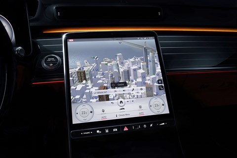 Mercedes S-Class instruments
