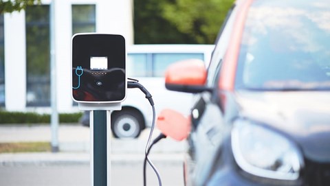 Electric car charging at home - Smart fortwo