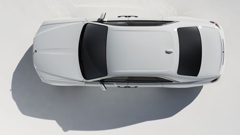 Rolls-Royce Ghost, 2020, white, top view