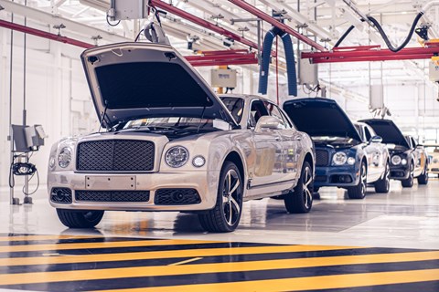 Bentley Mulsanne production
