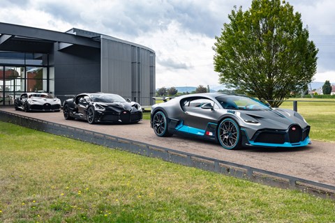 Bugatti Divo trio]