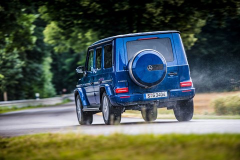 G-class cornering