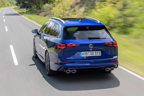 golf R estate rear tracking