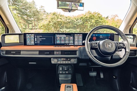 honda e interior