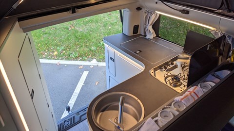 2020 Ford Transit Custom Nugget kitchen