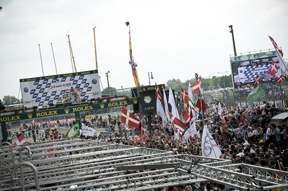 Fans hit the track at Le Mans 24 hour race