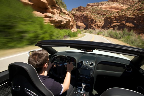 Bentley Continental road trip