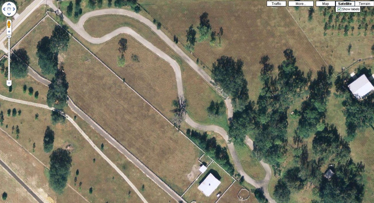 Racetrack driveway revealed by Google Earth | CAR Magazine