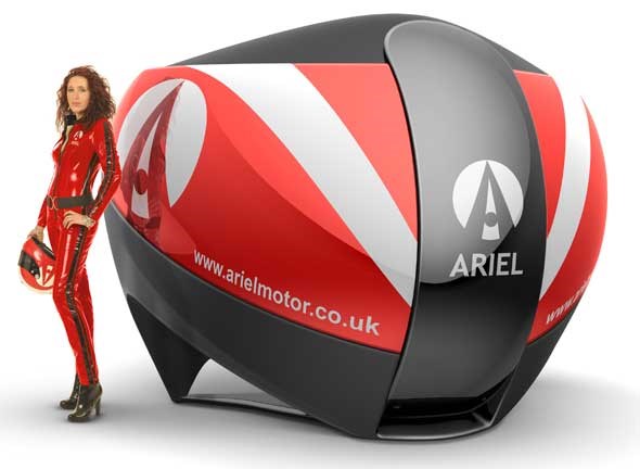 A lady with the Ariel simulator