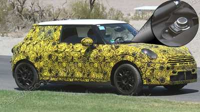 Mini Cooper S (2013) iDrive spied in Death Valley