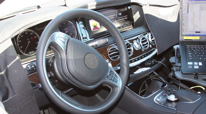 Mercedes S Class 2013 Interior Caught Undisguised Car