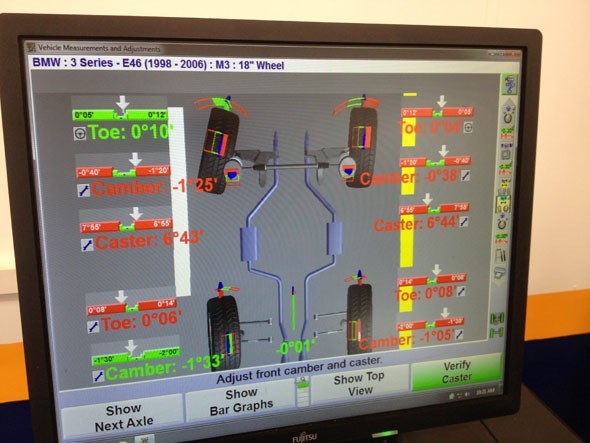 Sorting the tracking out: important on high-performance precision instruments, like the M3