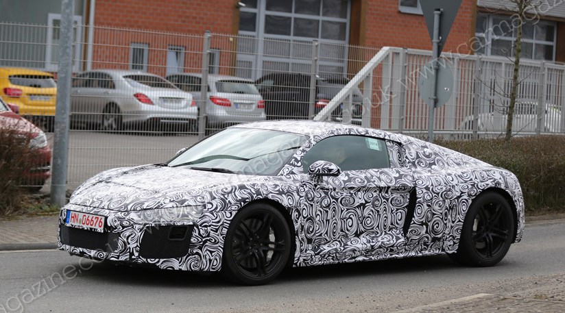 Audi R8 2017 First Spy Shots Of S New Supercar Car Magazine The Very First Pictures Of New Audi R8 Supercar