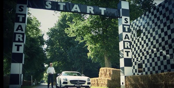 David Coulthard at the Goodwood hillclimb