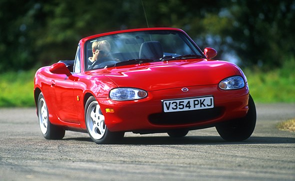 A second generation Mazda MX-5