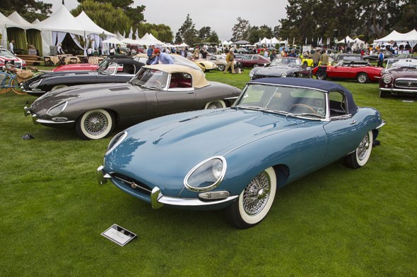 Jag E-types aplenty at Pebble Beach