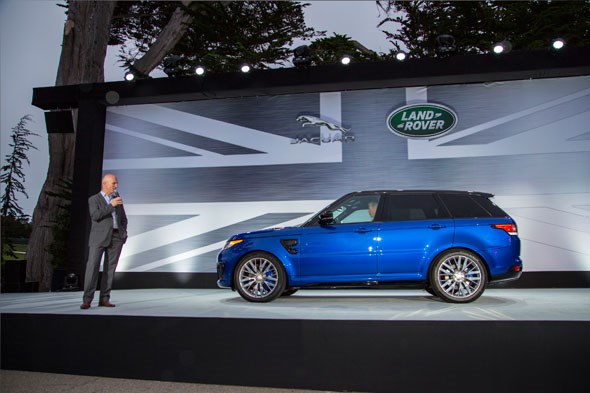 New Range Rover SVR at Pebble Beach