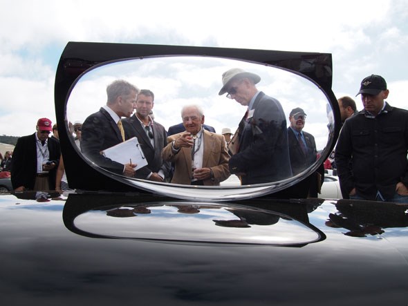 Norman Dewis in action at Monterey