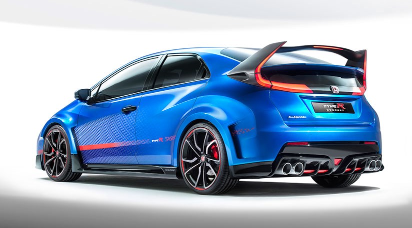 Honda Civic Type R Concept At 14 Paris Motor Show Car Magazine