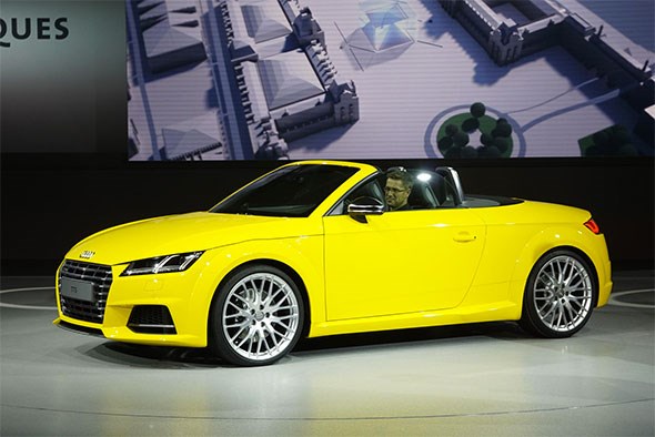 Audi TT Roadster at 2014 Paris motor show