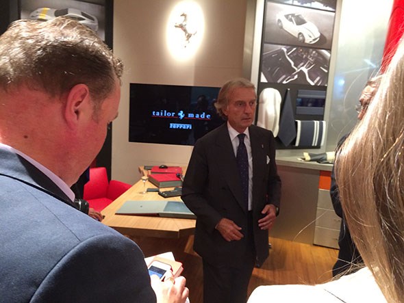 Luca di Montezemolo's last press conference as head of Ferrari took place at Paris 2014