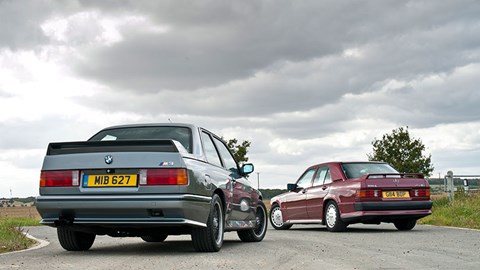 BMW M3 E30 vs Mercedes 190E 2.5-16 Cosworth | CAR Magazine