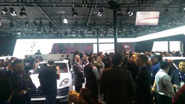 Porsche hall LA show 2014