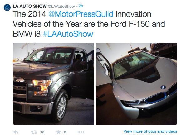 Awards at LA show the span of the US car market