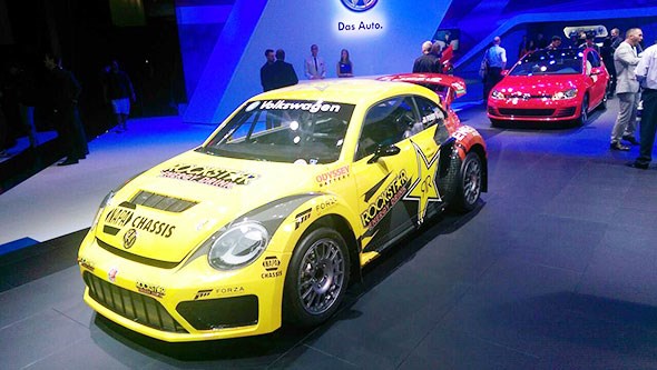 A proper rallycross VW Beetle. Yay!