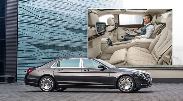 Mercedes-Maybach S600 at the LA show