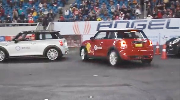 Mini parallel park Guinness World Record