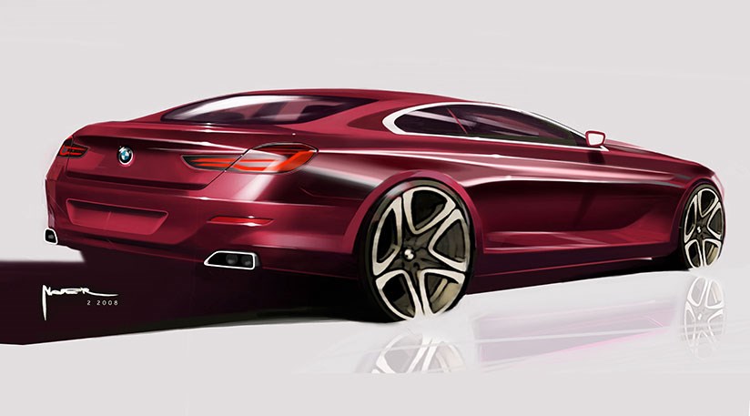 Bmw 6 Series 2017 New Six Codenamed G15 Is Lighter Sportier New 2017 Successor The Official Bmw 6 Series Design Sketch For Today S Car