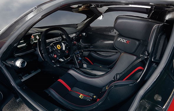 The LaFerrari FXX K cabin: a pretty serious office!