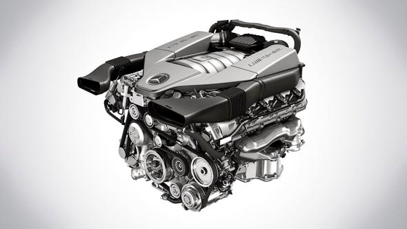 Merc's 6.2-litre V8