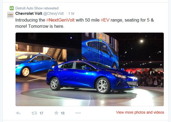Volt 2015 NAIAS