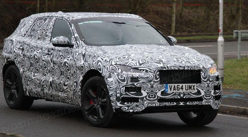 Jaguar F-Pace (2016) spyshots: proof that CX-17 show car ...