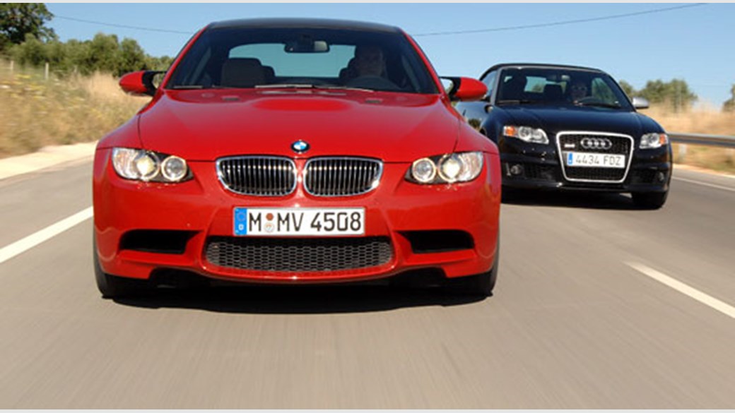 BMW M3 coupe (2007) vs Audi RS4 (2007) cabrio review | CAR Magazine BMW M3 coupe (2007) vs Audi RS4 (2007) cabrio review | CAR Magazine