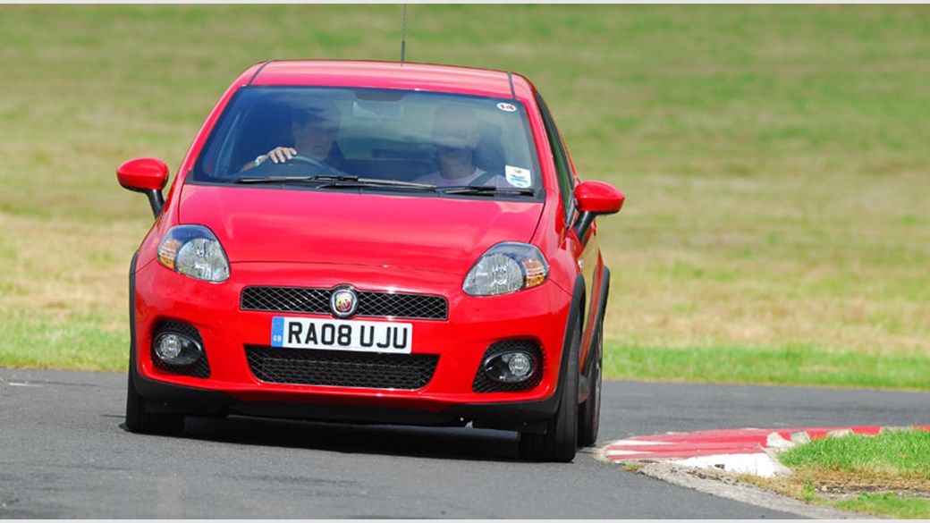 Fiat Grande Punto Abarth Esseesse Car Drove It Up The Hillclimb At Harewood In West Fiat Grande Punto Abarth Esseesse Car Drove It Up The Hillclimb At Harewood In West