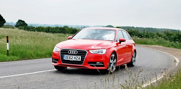 Cornering in our Audi A3 Sportback: much better than it used to be