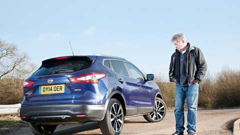 Anthony ffrench-Constant with CAR's long-term Nissan Qashqai