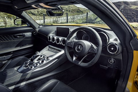 AMG’s centre console doubles as an aircraft carrier