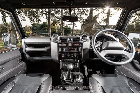 Land Rover Defender interior