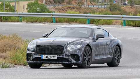 The new 2018 Bentley Continental GT: the disguise peels away