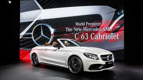 The new Merc C63 rag-top in New York