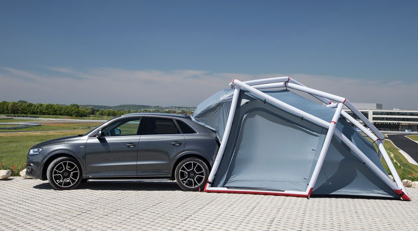 Audi Q3 pop-up tent (2014): perfect for a murder mystery?