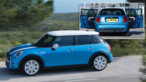 The new five-door Mini hatchback unveiled for 2014