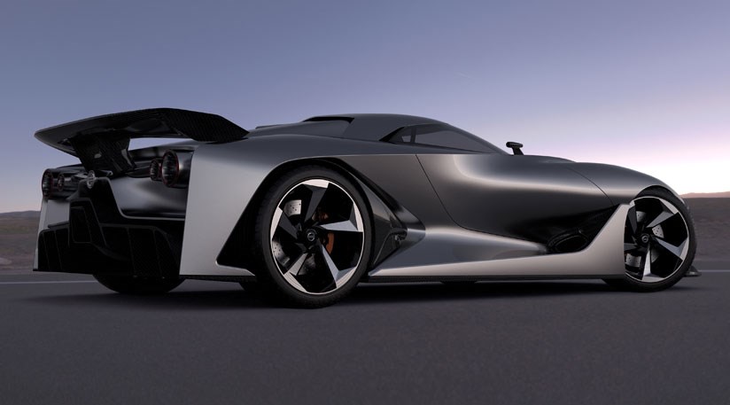 Concept of a future Nissan GT-R sports car