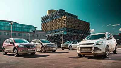 Ford Kuga vs Honda CR-V vs Toyota RAV4 vs Land Rover Freelander (2013) CAR giant test