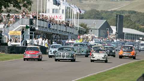 The St Mary's Trophy is always one of the most competitive races at the Revival.