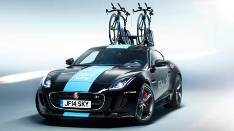 Jaguar's ballistic F-Type R will act as support caron Tour de France.